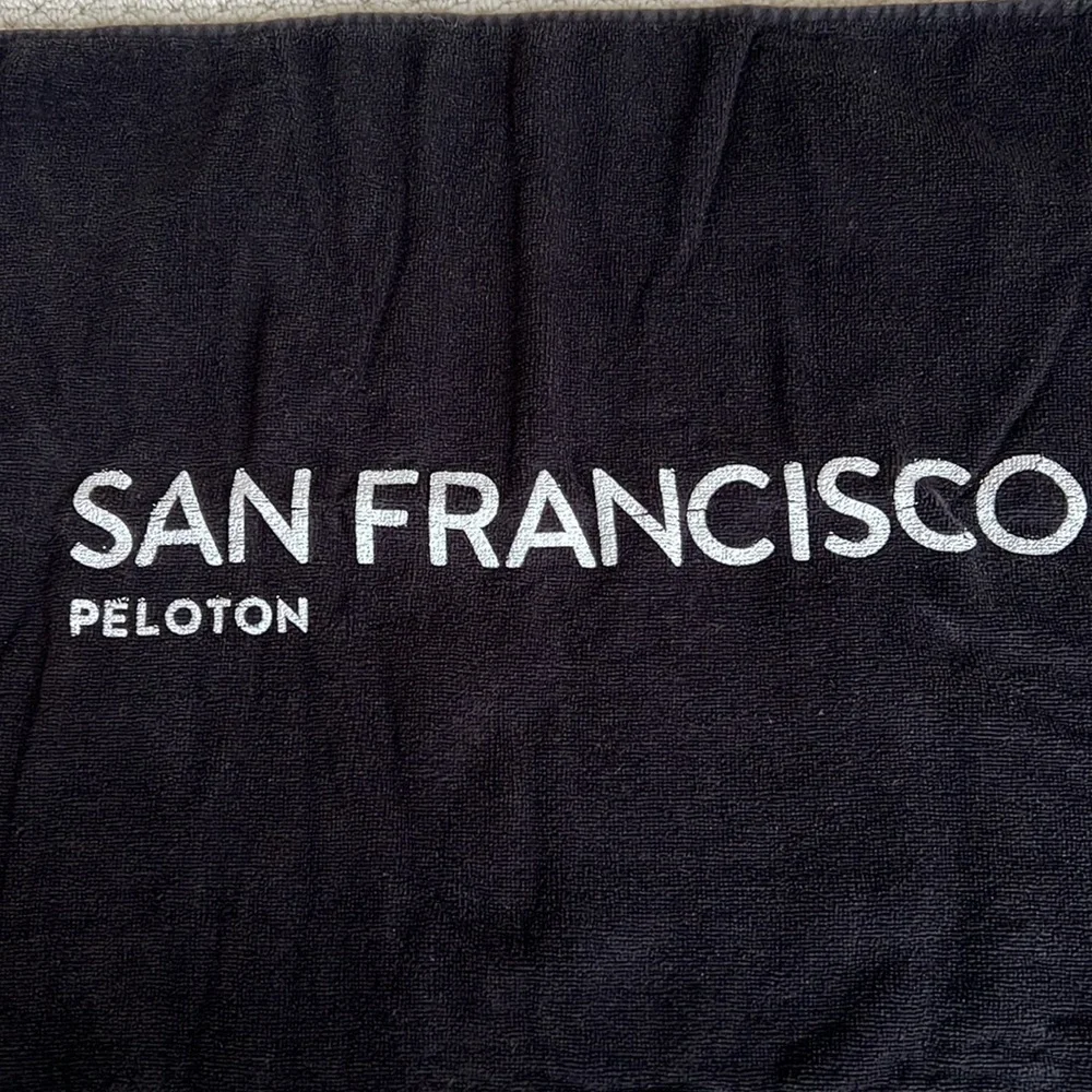 NWOT Peloton San Francisco workout towel from SF Marathon 2019